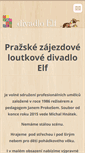 Mobile Screenshot of divadloelf.cz